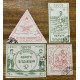 RUSIA 1922 Yv 176/9 SERIE COMPLETA DE ESTAMPILLAS MUY RARAS 1600 EUROS